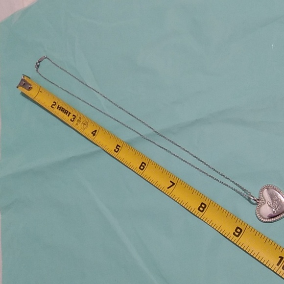 SALE! Authentic Tiffany & Co. Sterling Silver Love Heart Necklace Bead Pendant - Picture 8 of 9
